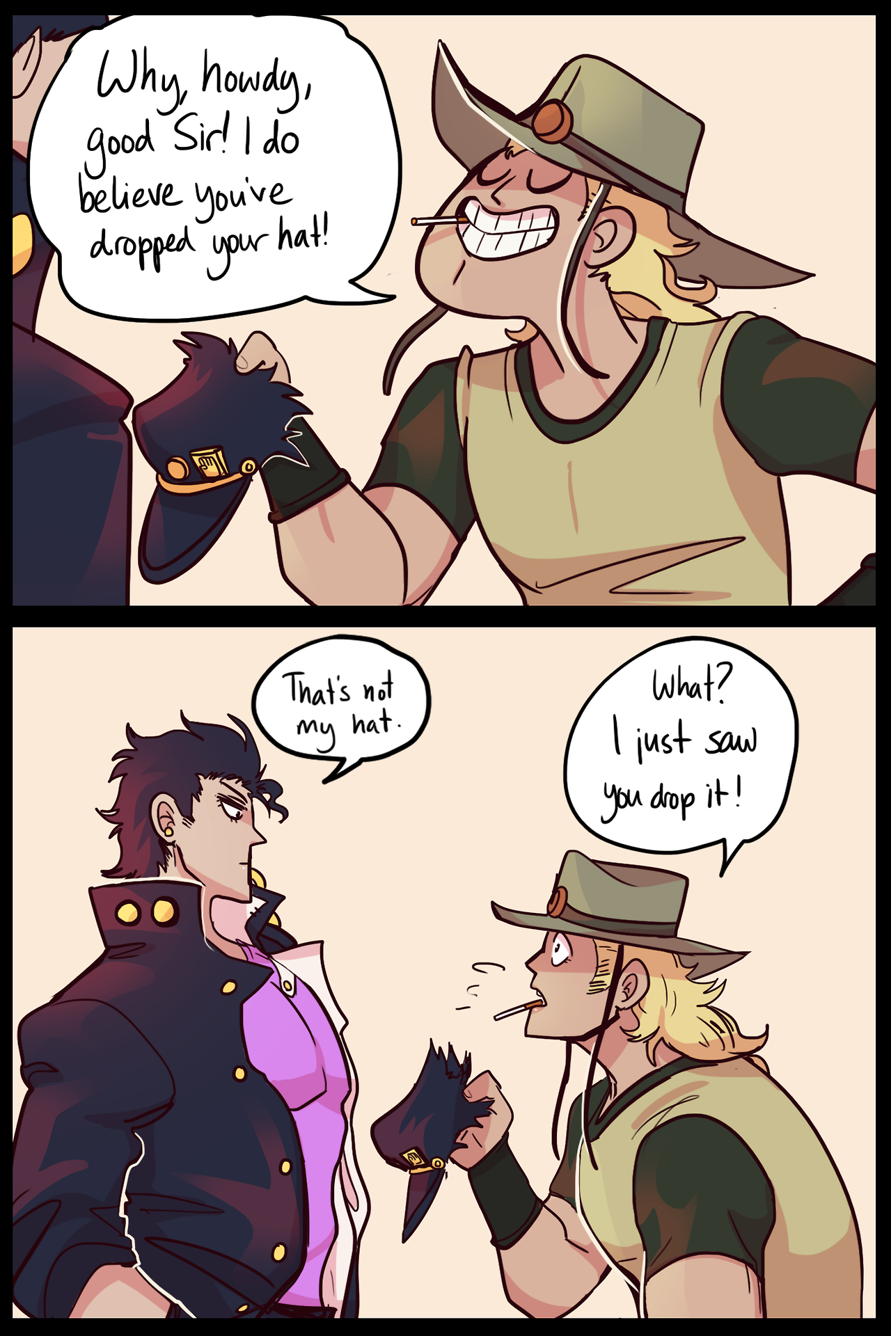 herzspalter: The hat has chosen I physically can’t do any kind of references without