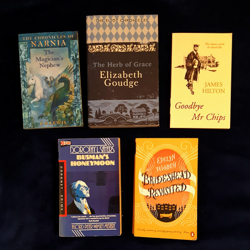 oldsolidbooks:These may or may not be my five favourite novels I’m uncertain about it, because I did