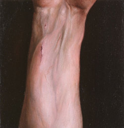 lesbianartandartists: Monica Majoli, Untitled (wrist)Oil on Panel19905.5 x 6 inches (14 x 15.7 cm)