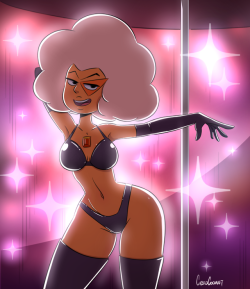 Stripper Hessonite, commissioned by a patreon