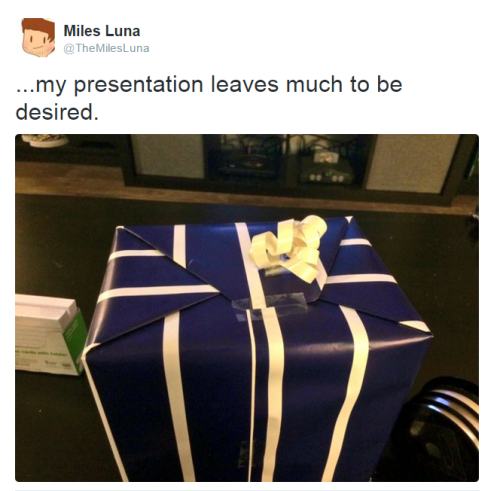 duoachievement: How To Wrap a Gift for Christmas Starring Miles Luna