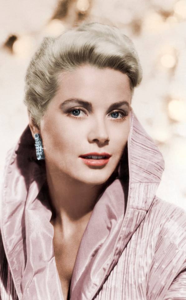 source unknown. Grace Kelly. Princess of Monaco and movie actress of at least 11 movies.