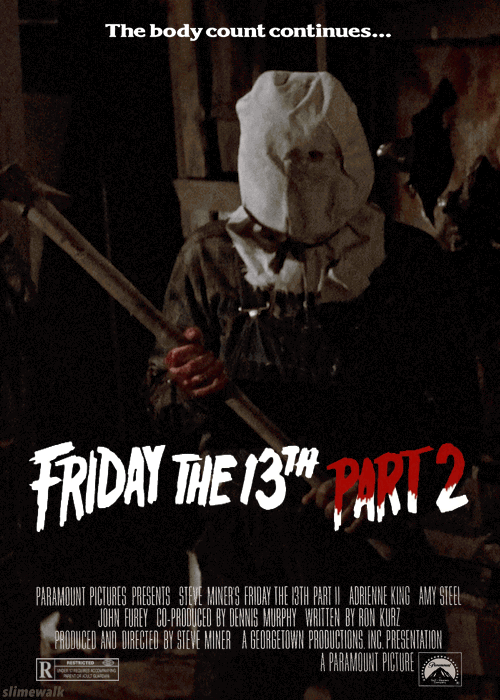!! Happy 40th anniversary of Friday the 13th Part II !!Released April 30, 1981. The film marks  the 