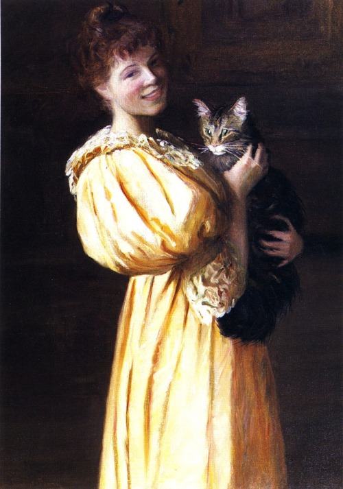 Edith with Lierre, 1895, Lilla Cabot Perry
