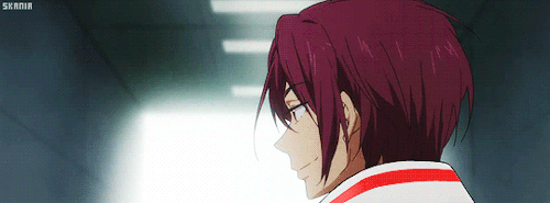 forthefuturefestival:“Rin as usual is eager for a race, but Haruka smiles when he looks at Rin.I bel