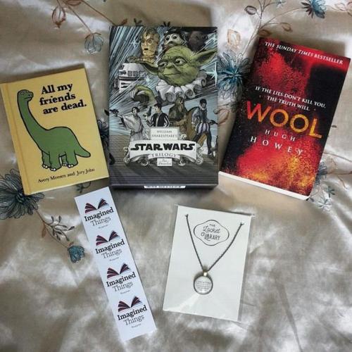 Bookshop haul from Harrogate yesterday. The necklace is definitely going to become a favourite! #boo