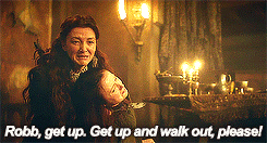 cerseis-lannister:  Game of Thrones meme - six relationships - [4/6] - Robb &amp;