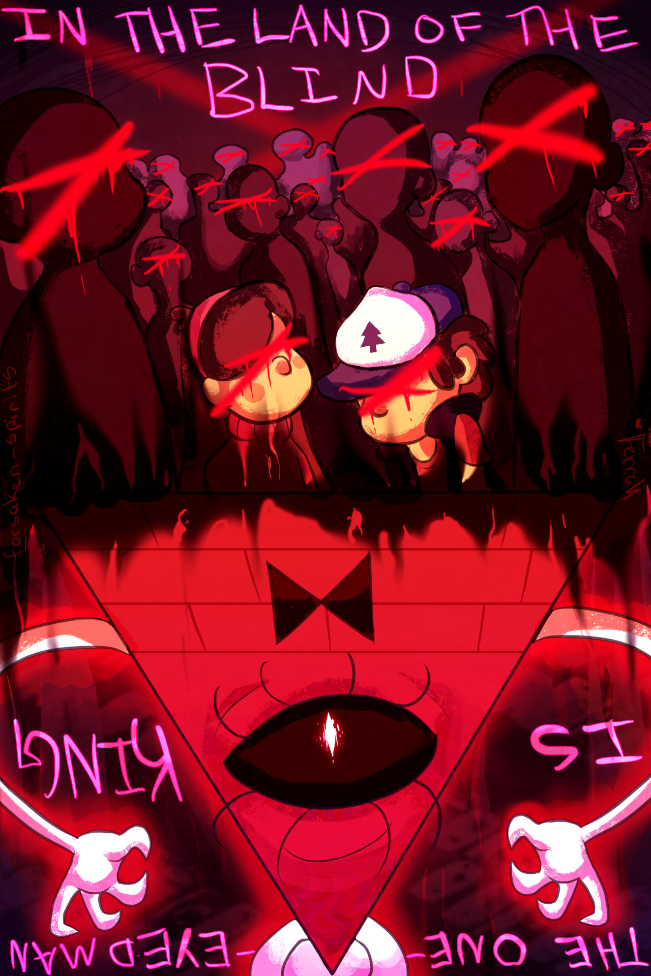 forlornspirits:   “In the land of the blind, the one-eyed man is king.”  I got