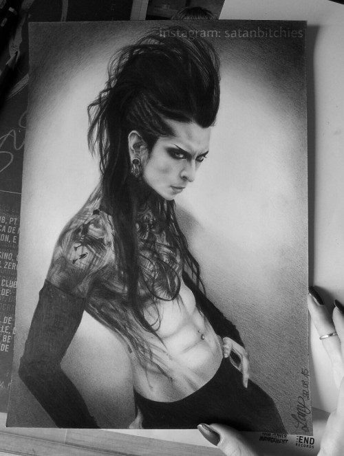satanbitchies:  My drawing of hiro from Nokturnal Bloodlust.   https://instagram.com/satanbitchies 