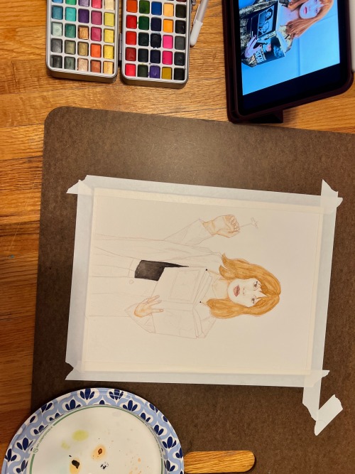 Another Watercolor Portrait Of Jinkx For Your Troubles
