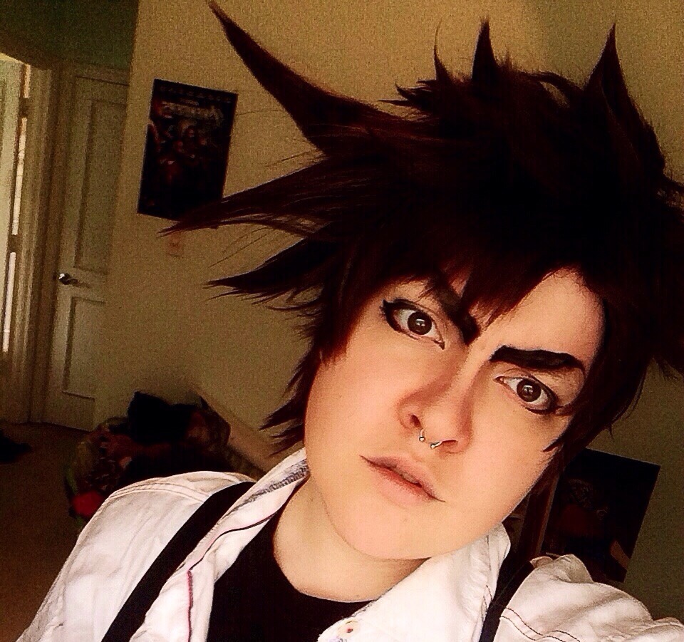 ardawigs:  Jett in Dark Brown (056) + short dark brown wefts  Joseph Joestar | Jojo’s