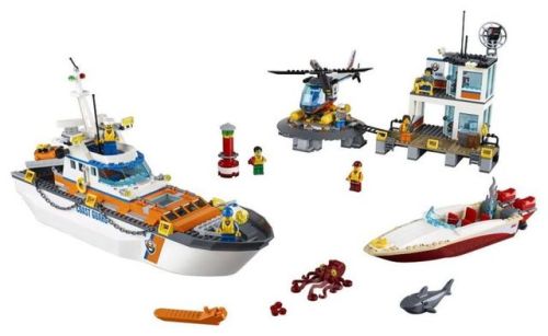 LEGO City Coast Guard Summer 2017 SetsCoast Guard Starter Set (60163)Sea Rescue Plane (60164)4x4 Res