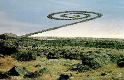 unsubconscious:Robert Smithson, ‘Spiral Jetty’, 1970, Great Salt Lake, Utah 