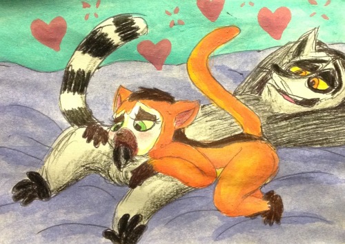 Another King Julien and Clover pornAT with my friend, I’m starting to love these characters :3