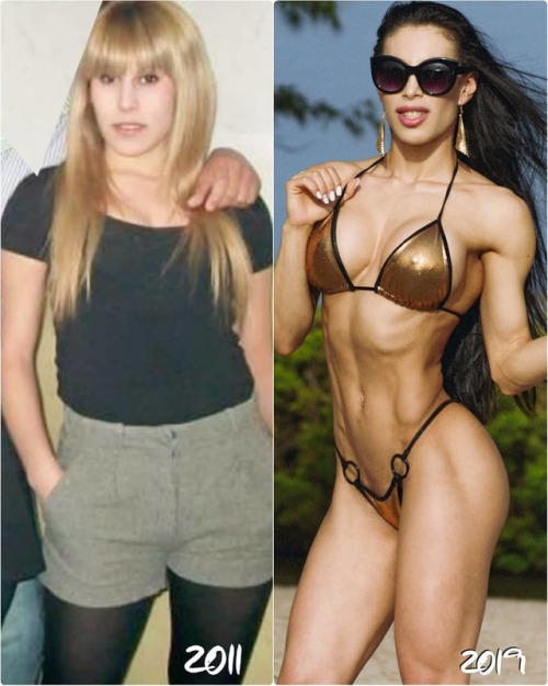 Before and after lift weights