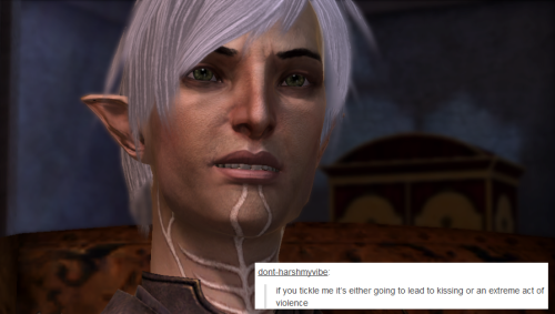 bubonickitten:Dragon Age II + text posts – Fenris I’ll stop making these when they stop being so fun