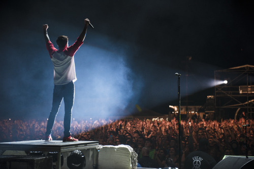 Jeremy McKinnon at Self Help Fest East Coast. Philadelphia, Pennsylvania.  Photo By: Grayson Lauffen