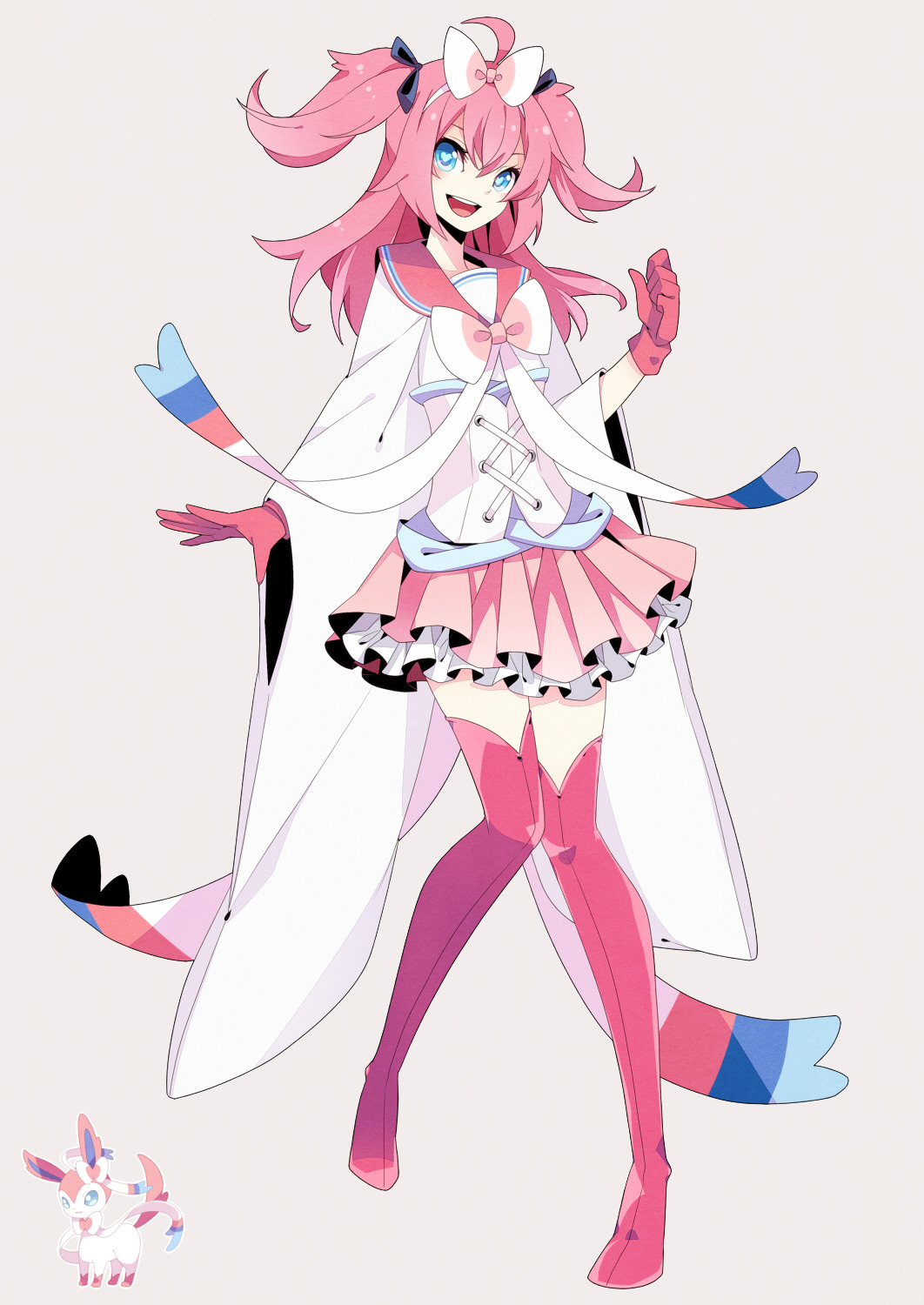 tsukineko220:  Eevee Evolution gijinkas Member: めるはけ100 元kome100さん