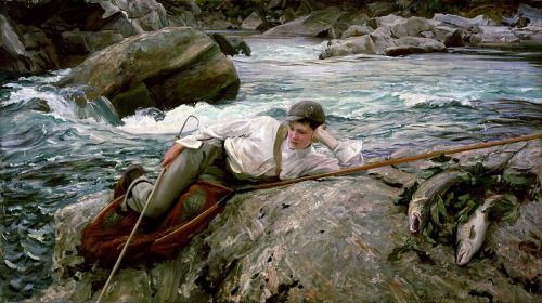 masterpiecedaily: John Singer Sargent On His Holidays, Norway 1901