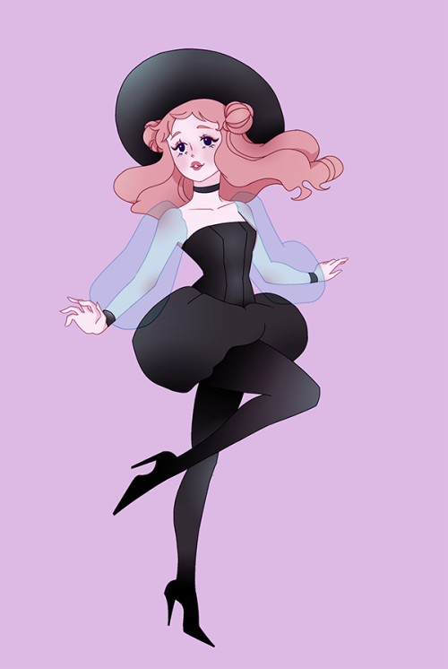 I drew a witch~I want work with the transparencies of the clothes, any advice?Thank you!