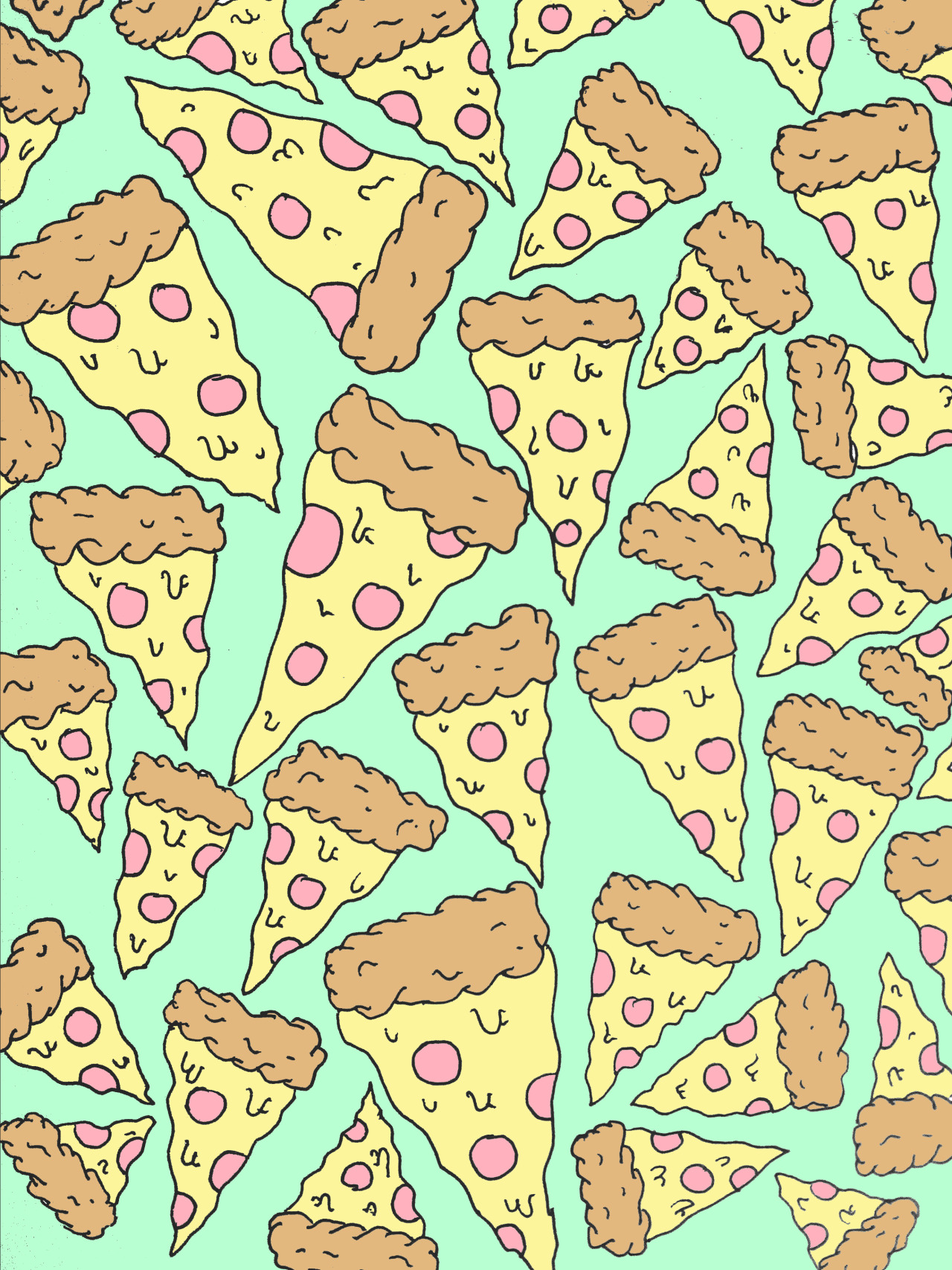 brenmop:  PIZZA! get it as phone cases and tees  http://society6.com/brennanbucannan/