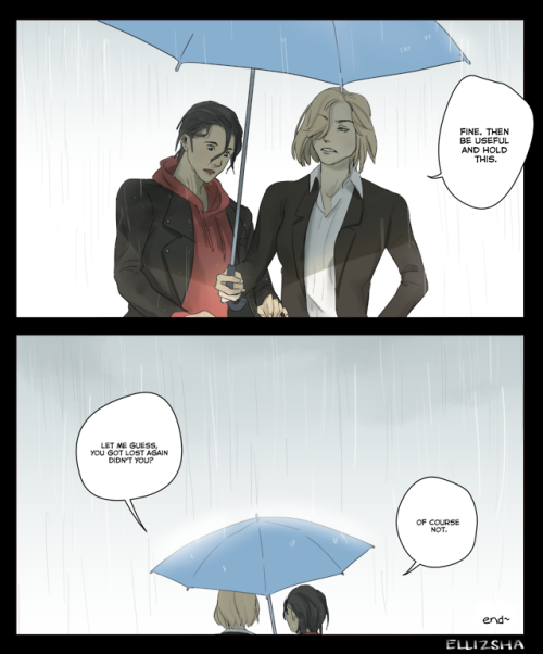 Hi Tumblr! I’m back with a short silly comic featuring my ocs. It’s been a while huh? *s