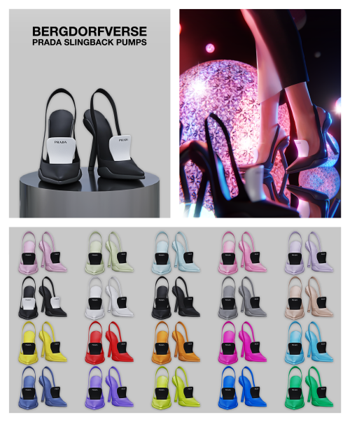 bergdorfverse:Prada Crystal Re-Edition Bag & Slingback PumpsHey everyone, here is the highly req