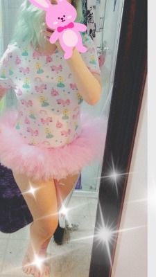 pinkibinki:  Made a tutu 🦄   onesie from