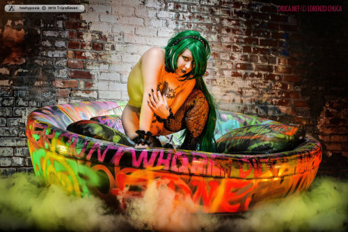 hexhypoxia:guess whats now live on zivity? THIS FULL SET! “graffiti” photos by TripleSeven latex by Vengeance Designs http://www.zivity.com/models/hexhypoxia/photosets/104  to see full set, follow the link! <3