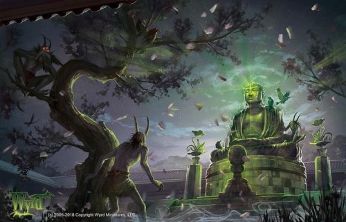 My wrap around cover for the Obsidian Gate adventure for Through the Breach. Act ii is out if you wa