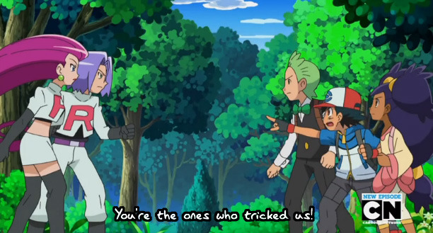 pdutogepi:  Ash is apparently very aware of how easily he falls for Team Rocket’s