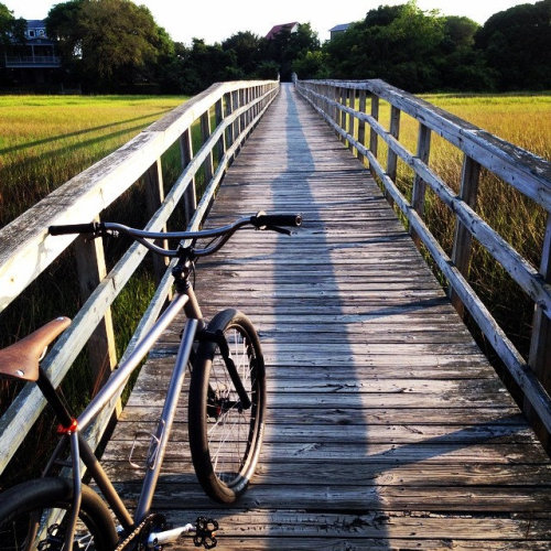 kinkicycle:  #swamp cruisin by Kish Fabrication on Flickr.