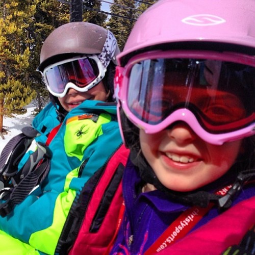 Day 2 of our kids photo shoot. Sun’s out, but not for long–snow on the way! (#regram from @arztm) (at Eldora Mountain Resort)
