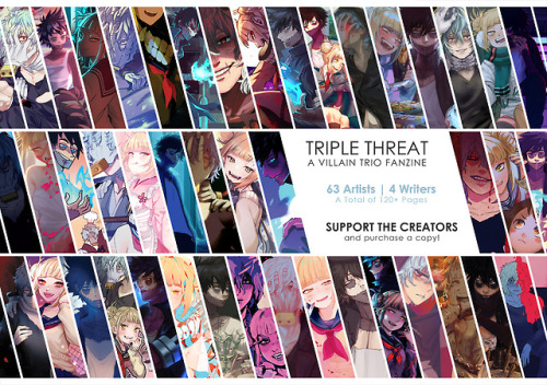 bnhavillaintriozine: Preorders are officially open! ✨ Triple Threat is a zine that centers around th