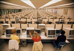 joga:  Eastern Airlines reservation center, Miami, 1970 