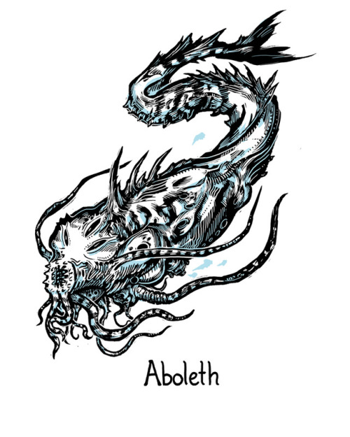 I don’t think I’ve got to Aboleth yet?Aboleth are aquatic Lovecraftian abominations.They enslave oth