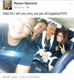 commongayboy:  IS THAT SO RAVEN COMING BACK?! OH MY GOD YAAAAASS! 