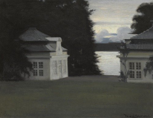 Harald Slott-Möller - The ermitage pavillons in the royal gardens at Frendensborg