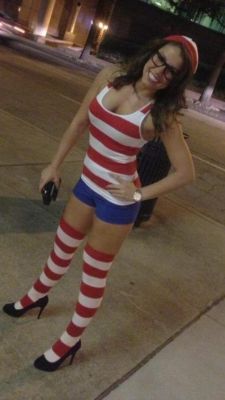 Halloweenisforthesexy:  I Didn’t Know Waldo Was So Busty! 