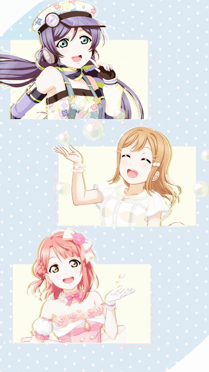 ( Request ) Hanamaru, Ayumu and Nozomi wallpapers.Requested by anon