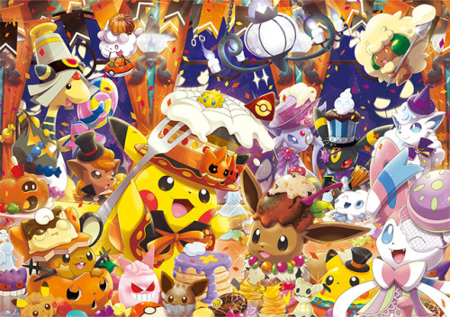 Official Art: Pokemon Halloween [ x ]  Please don’t delete caption, as it links to the source, thank