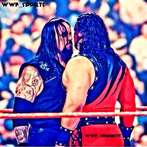 wweconnects:#wwf #wwe #kane #theundertaker #wwekane #bigredmonster #thedeadman #wrestlemania #theame