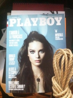 Amaury-Grisel-Shibari: Un Article Sur Moi Dans Le Nouveau Playboy-France #1 Décembre