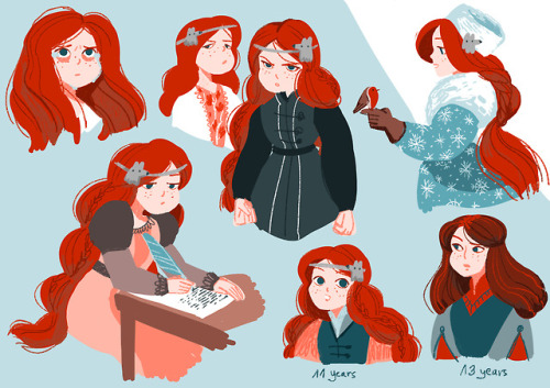 icesalamander:Sansa sketches