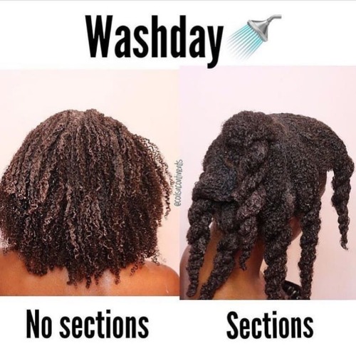 It’s #WashDay! Do you wash your hair in twisted sections? #WashDayTutorials #naturalhaircare