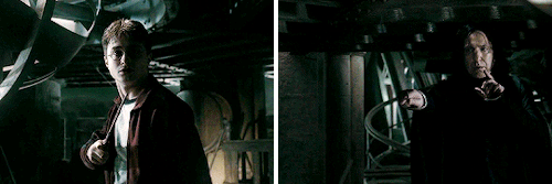 scverussnape:“Severus Snape wasn’t yours,” said Harry. “Snape was Dumbledore’s, Dumbledore’s from th