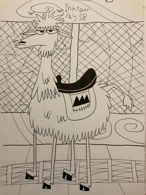 Inktober Day 18 Saddle