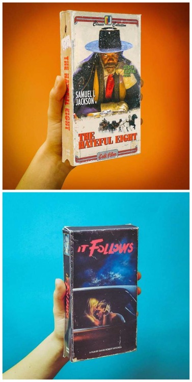celestial-elf-from-space: sugar-lemonn: pr1nceshawn: Real functional VHS for modern movies by O