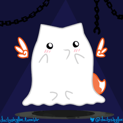 dailyskyfox:  dailyskyfox: Today I’m a shy ghost!   It was