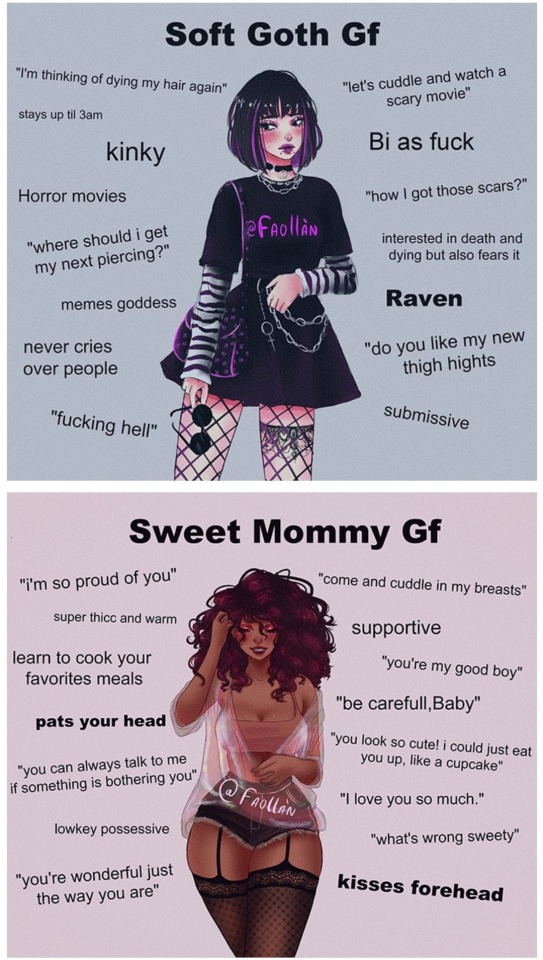 Goth mommy gf